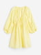 Платье А-силуэта желтое | 6589136 | фото 4