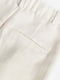 Укороченные прямые брюки светло-бежевого цвета | 6589781 | фото 2