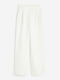 Штани вільного крою білого кольору | 6589880 | фото 6
