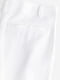 Штани вільного крою білого кольору із віскозно-лляної тканини зі складками спереду. | 6589914 | фото 2