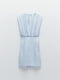 Платье А-силуэта голубое | 6587705 | фото 3