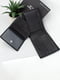 Шкіряне чорне портмоне з обкладинкою на права в комплекті | 6608317 | фото 2