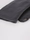 Перчатки кожаные черные демисезонные сенсорные | 6608332 | фото 5