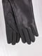 Перчатки кожаные черные сенсорные | 6608333 | фото 4