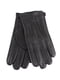 Чоловічі рукавички чорні шкіряні демісезонні | 6608338 | фото 4