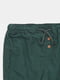 Зелені штани з декоративними гудзиками та шнурком. | 6608481 | фото 3