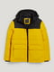 Куртка стьобана жовто-сіра | 6608685 | фото 3