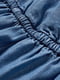 Синяя джинсовая блуза  с эффектом запаха | 6608734 | фото 4