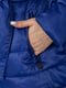 Куртка розкльошена синя з поясом | 6608809 | фото 6
