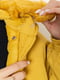 Куртка горчичного цвета с воротником | 6608822 | фото 5