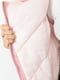 Куртка рожева з хутряним коміром та кишенями | 6608824 | фото 6