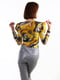 Блуза різнокольорова з принтом | 6615236 | фото 5