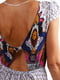 Сукня А-силуету різнокольорова з візерунком | 6615267 | фото 6