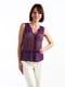Блуза полупрозрачная фиолетовая | 6615274