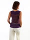 Блуза полупрозрачная фиолетовая | 6615274 | фото 5