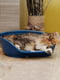 Пластиковий лежак для собак і кішок Ferplast Siesta Deluxe 49 х 36 х 17.5 см - 2, Синій | 6609706 | фото 4