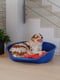Пластиковый лежак для собак и кошек Ferplast Siesta Deluxe 82 х 59.5 х h 25 см - 8, Серый | 6609726 | фото 5