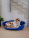 Пластиковый лежак для собак и кошек Ferplast Siesta Deluxe 82 х 59.5 х h 25 см - 8, Серый | 6609726 | фото 6