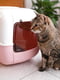 Закрытый туалет для кошек с узором Ferplast Prima Decor | 6610030 | фото 3