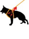 Нагрудна шлейка для собак з технічної гуми Ferplast Ergoflex P Fashion A: 30 ÷ 38 см - B: 33 ÷ 41 см - max 10 кг - XS, Джинси | 6611154 | фото 4