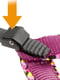 Мягкая нагрудная шлейка для собак с эластичным шнурком Ferplast Agila Fantasy 2-3 3 размер - A = B 42 ÷ 50 см 15 мм - max 7 кг, Розовый | 6611378 | фото 4