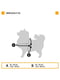 Нагрудна світловідбивна шлейка для собак з високоміцного нейлону Ferplast Hercules Р XS - A: 29 ÷ 36 см - B: 42 ÷ 52 см 20 мм, Червоний | 6611382 | фото 2