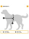 Нагрудна світловідбивна шлейка для собак з високоміцного нейлону Ferplast Hercules Р L - A: 54 ÷ 65 см - B: 64 ÷ 81 см 40 мм, Синій | 6611392 | фото 2