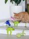 Модульна іграшка - трек з пір'ям і кулею для котів, що світиться, Ferplast Turbine | 6612657 | фото 3