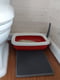 Двошаровий килимок водонепроникний 33х30 см ЕВАМУР Eva-Line під котячий туалет Чорний | 6612854 | фото 4