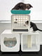 Jolly Pets Kitty Kasa Penthaus Bed ліжко - лежак для котів Бірюзовий | 6613075 | фото 3