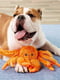 Jolly Pets TUG-A-MAL Crab Dog Toy м'яка іграшка для собак Краб з пищалкою | 6613955 | фото 4