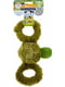 Jolly Pets TUG-A-MAL Turtle Dog мягкая игрушка для собак для перетягивания Черепаха с пищалкой | 6613959 | фото 3
