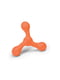 West Paw Skamp Три лепестка игрушка для собак для апорта Оранжевый | 6614012