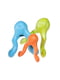 West Paw Tizzi Dog Toy іграшка для собак з отвором для ласощів Маленький - 11 см, Помаранчевий | 6614020 | фото 3