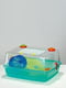 Пластикова клітина для хом'яків, щурів, мишей з колесом та поличкою Fop Junior Deluxe | 6614180 | фото 3