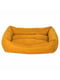 Мягкий диван лежак для котов и собак Milord COOKIE (Милорд) М - 62 х 44 х 22 см., Оранжевый | 6614796