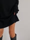 Чорна сукня-туніка вільного крою | 6615408 | фото 4