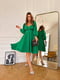 Елегантна  зелена сукня   з застібкою-блискавкою | 6615470