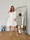 Елегантна сукня  молочного кольору з застібкою-блискавкою | 6615471 | фото 3