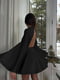 Чорна сукня з відкритою спинкою і рукавами вільного крою | 6615479 | фото 2