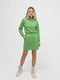 Платье-худи зеленое | 6615517 | фото 2
