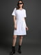 Платье А-силуэта белое | 6615721