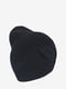 Зимняя вязаная шапка бини черная | 6615974 | фото 2