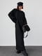 Вязаное черное платье oversize длиной макси | 6616640 | фото 2