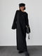 В&#39;язана чорна сукня oversize довжиною максі | 6616640 | фото 5