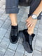 Комбинированные черные кроссовки с кожаной подкладкой | 6616691 | фото 3