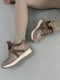 Бежевые кроссовки на искусственном меху | 6616701 | фото 3