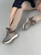 Сірі кросівки на штучному хутрі | 6616709 | фото 3