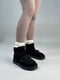 Замшевые черные ботинки на среднюю/широкую ногу | 6616760 | фото 2