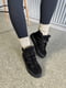 Черные замшевые ботинки с полушерстяной подкладкой | 6616788 | фото 2